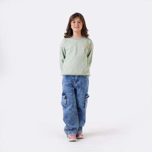 EXTRA FUN PRINTED SWEATSHIRT